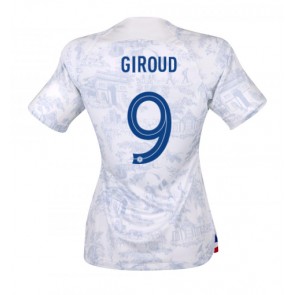 Francie Olivier Giroud #9 Dámské Venkovní Dres MS 2022 Krátký Rukáv